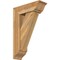 Ekena Millwork Traditional Traditional Rough Sawn Bracket w/ Offset Brace, Western Red Cedar, 8"W x 24"D x 36"H BKT0806X24X36TRA01RWR - alternate 1